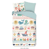 Dekbedovertrek Sea - katoen - 1-persoons