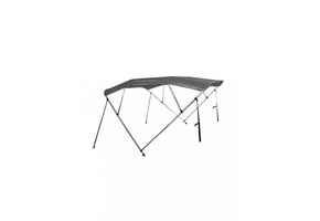 Aluminium biminitop - 4-boogs - Breedte 155 <> 169 cm - Hoogte 117 cm
