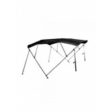 Aluminium biminitop - 4-boogs - Breedte 170 <> 182 cm - Hoogte 117 cm