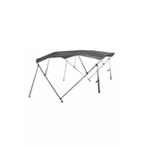 Aluminium biminitop - 4-boogs - Breedte 185 <> 198 cm - Hoogte 117 cm