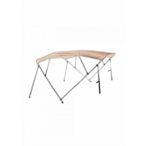 Biminitop | Aluminium 4-boogs | Breedte 185 <> 198 cm - Hoogte 137 cm