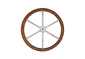 Teak houten boot stuur - T6N