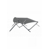Biminitop XL | RVS 3-boogs | Breedte 185 <> 198 cm - Hoogte 117 cm