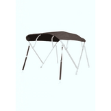 Biminitop basic | RVS 4-boogs | Breedte 185 <> 198 cm - Hoogte 117 cm