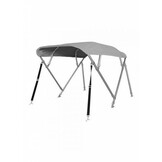 Biminitop basic | RVS 4-boogs | Breedte 215 <> 228 cm - Hoogte 117 cm