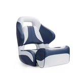 Flip-Up Stuurstoel - Bootstoel - Ergonomisch - Hoge Rugleuning - Marine Vinyl