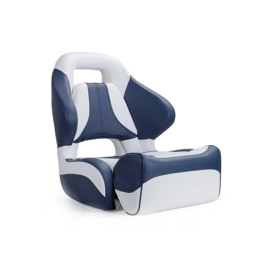 Flip-Up Stuurstoel - Bootstoel - Ergonomisch - Hoge Rugleuning - Marine Vinyl