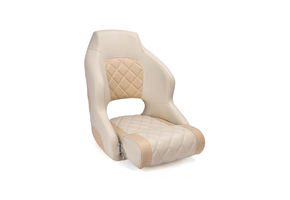 Sport Flip Up Captain Boat Seat - Bootstoel - Ivory Beige - Ergonomisch