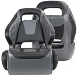 Sport Flip Up Captain Bucket Seat - Bootstoel - Zwart Charcoal - Hoge Rugleuning - Ergonomisch