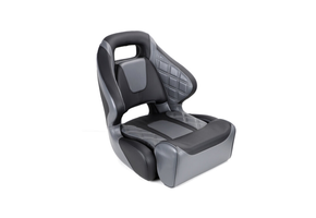 Sport Flip Up Captain Bucket Seat - Bootstoel - Zwart Charcoal - Hoge Rugleuning - Ergonomisch