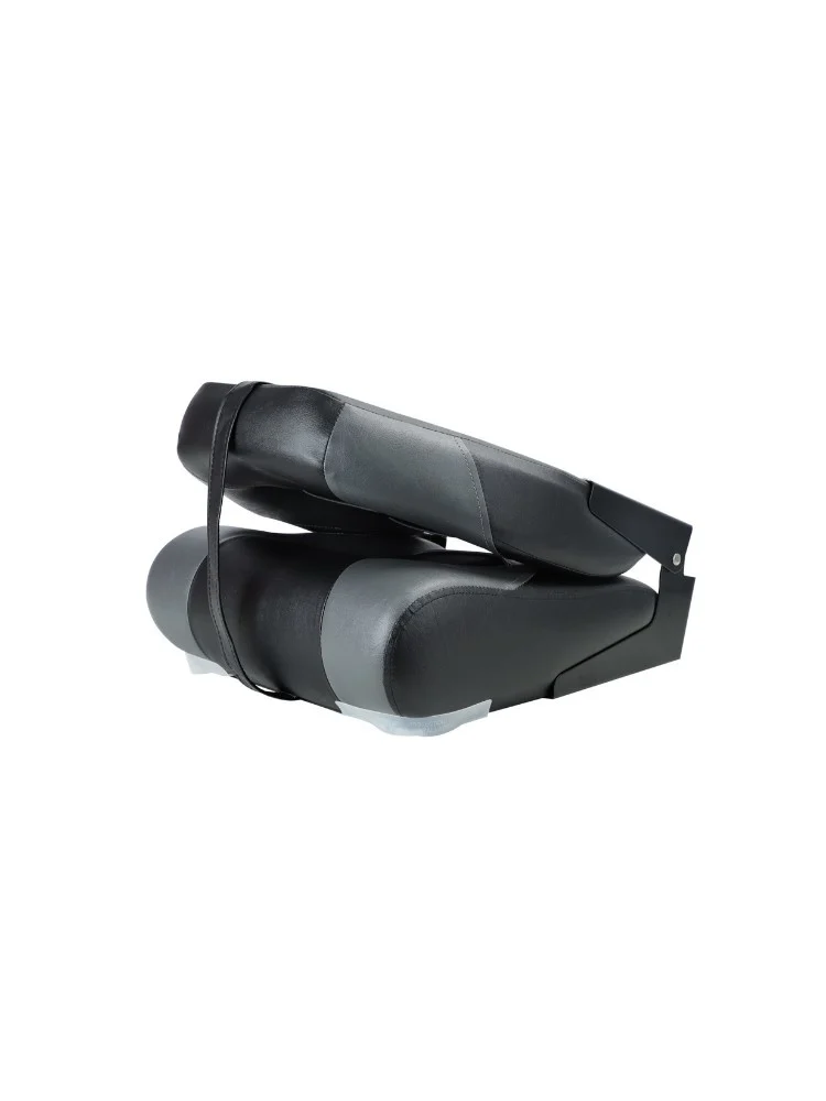 High Back Folding Boat Seat - Inklapbare Bootstoel - Hoge Rugleuning - Zwart Antraciet