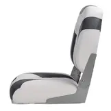 Low Back Bootstoel - Compacte Bootstoel - Lage Rugleuning - Wit Charcoal