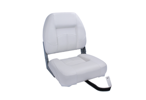 Low Back Bootstoel - Compacte Bootstoel - Lage Rugleuning - Wit