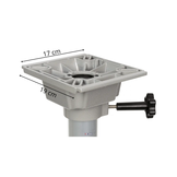 Stoelpoot De Luxe Inbouw - 38 Cm - Stoelpoot Boot - Vaste Montage - Universeel