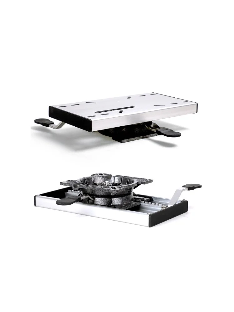 Draaiplateau Met Slede - Bootstoel Draaiplateau - 360 Graden Draaibaar - Met Rail - Universeel