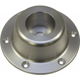 Aluminium tafelpoot - 68,5 cm - met vloerplaat en tafelbase