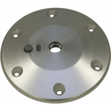 Aluminium tafelpoot - 68,5 cm - met vloerplaat en tafelbase