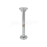 Aluminium tafelpoot - 68,5 cm - met vloerplaat en tafelbase