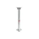 Aluminium tafelpoot inbouw - 68,5 cm - met vloerplaat en tafelbase