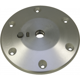 Verstelbare tafelpoot - aluminium - 50 tot 70 cm - Inclusief vloer en tafelbase - demontabel