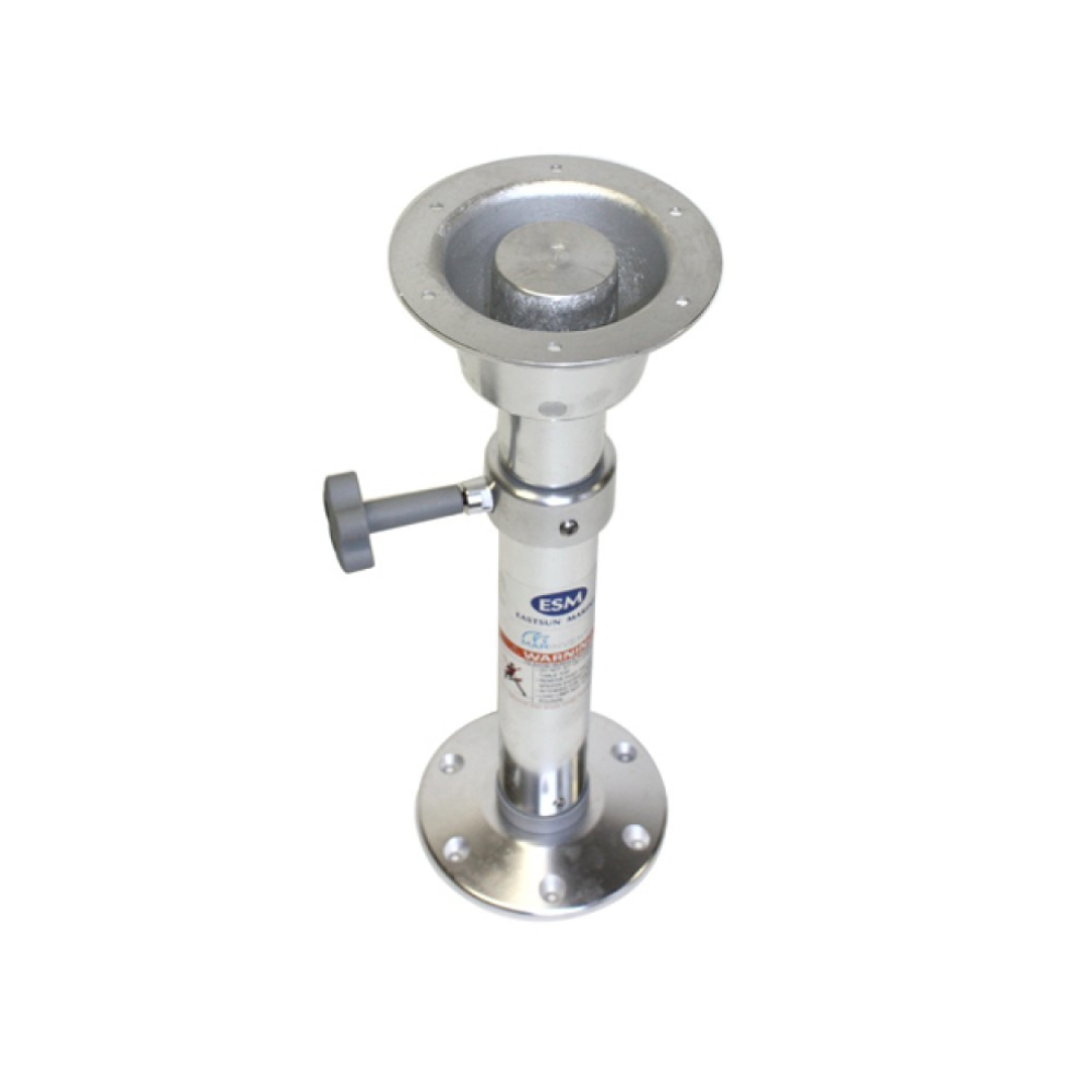 Verstelbare tafelpoot - aluminium - 50 tot 70 cm - Inclusief vloer en tafelbase - demontabel