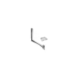 Afneembaar aluminium tafelpoot voor wandmontage