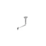 Afneembaar aluminium tafelpoot voor wandmontage