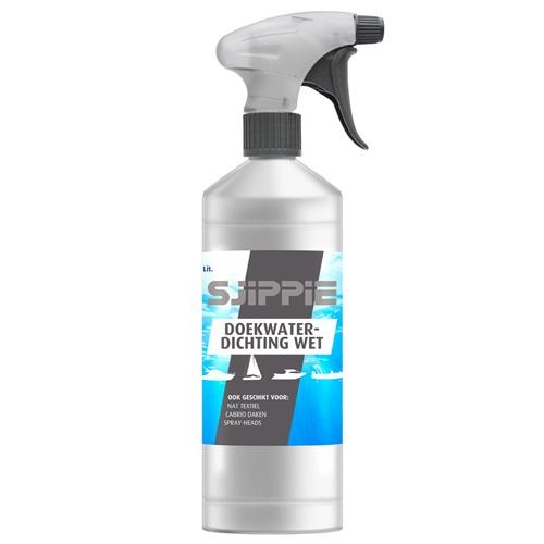 Doekwaterdichting Wet - Impregneerspray voor bootkappen en doeken - 1 Liter - waterafstotend