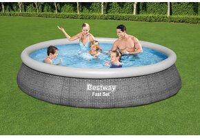 Fast Set zwembad rotan | snel opgezet