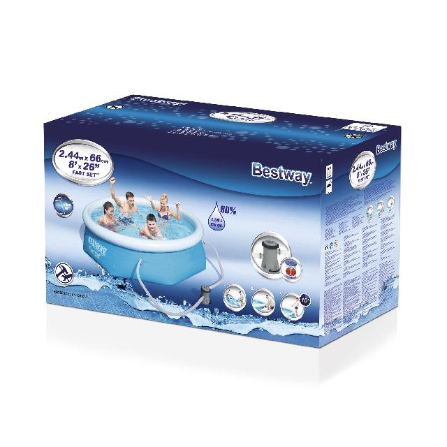Fast Set zwembad rond | snel opgezet