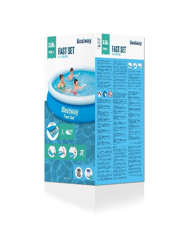 Fast Set zwembad rond | snel opgezet
