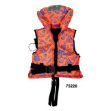 Kinderreddingsvest - ISO Fluo Orange 150N - – CE Gecertificeerd – Reflectie – Fluitje