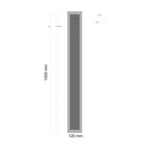 Steigerfender - EVA foam -  rond 100 x 12 x 6 cm  - waterdicht