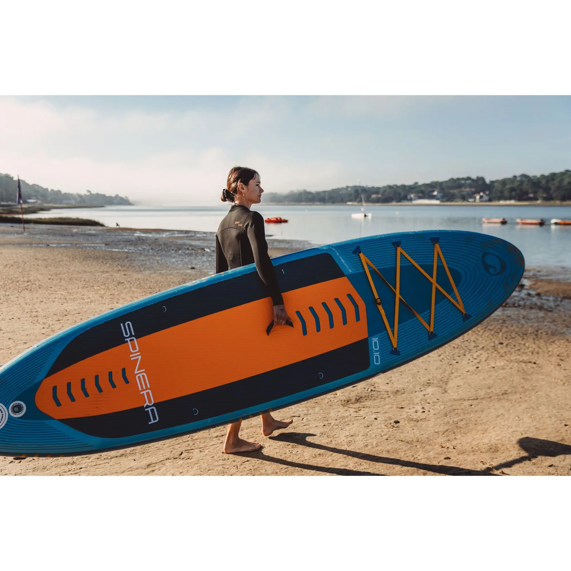 Lets Paddle 10.10 SUP Board – Opblaasbaar Supboard – 330x82x15 cm – Teal
