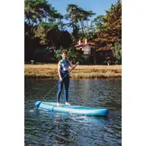 Lets Paddle 10.4 SUP Board – Opblaasbaar Paddleboard – Compleet Set – Teal – 315x80x15 cm