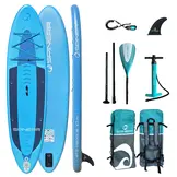 Lets Paddle 10.4 SUP Board – Opblaasbaar Paddleboard – Compleet Set – Teal – 315x80x15 cm