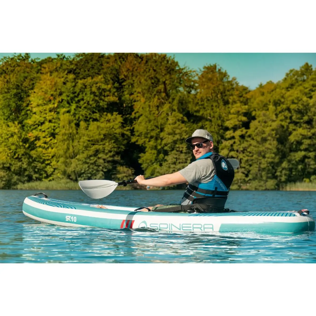Sup Kayak SK 10.0 – Opblaasbaar SUP Kayak – 3 In 1 Board – 1 Persoons – 305x98x20 cm