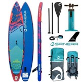 SupTour 12 Light SUP Board – Touring Paddleboard – Double Layer Ultra Light – Compleet Set – 366x76x15 cm