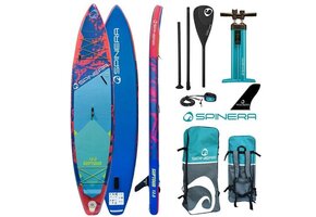 SupTour 12 Light SUP Board – Touring Paddleboard – Double Layer Ultra Light – Compleet Set – 366x76x15 cm