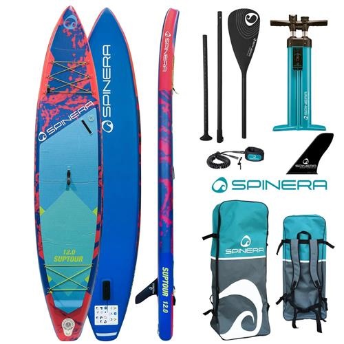 SupTour 12 Light SUP Board – Touring Paddleboard – Double Layer Ultra Light – Compleet Set – 366x76x15 cm