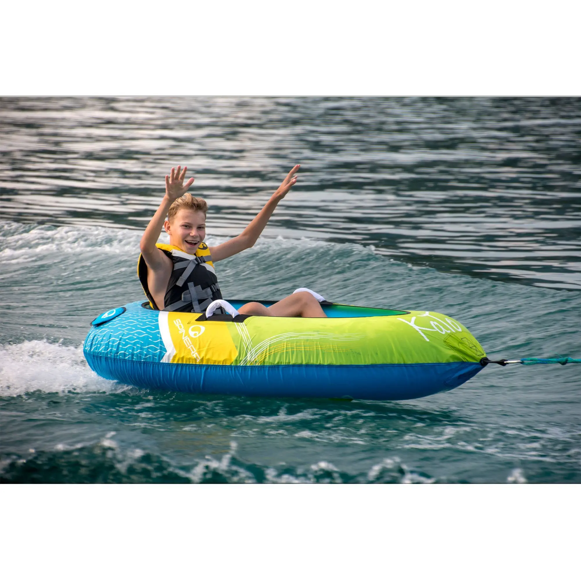 Kato 1 ComboCraft – Kajak Towable 1 Persoon – Opblaasbare Kajak – Stabiel Met Vinnen – Sterke Nylon Cover