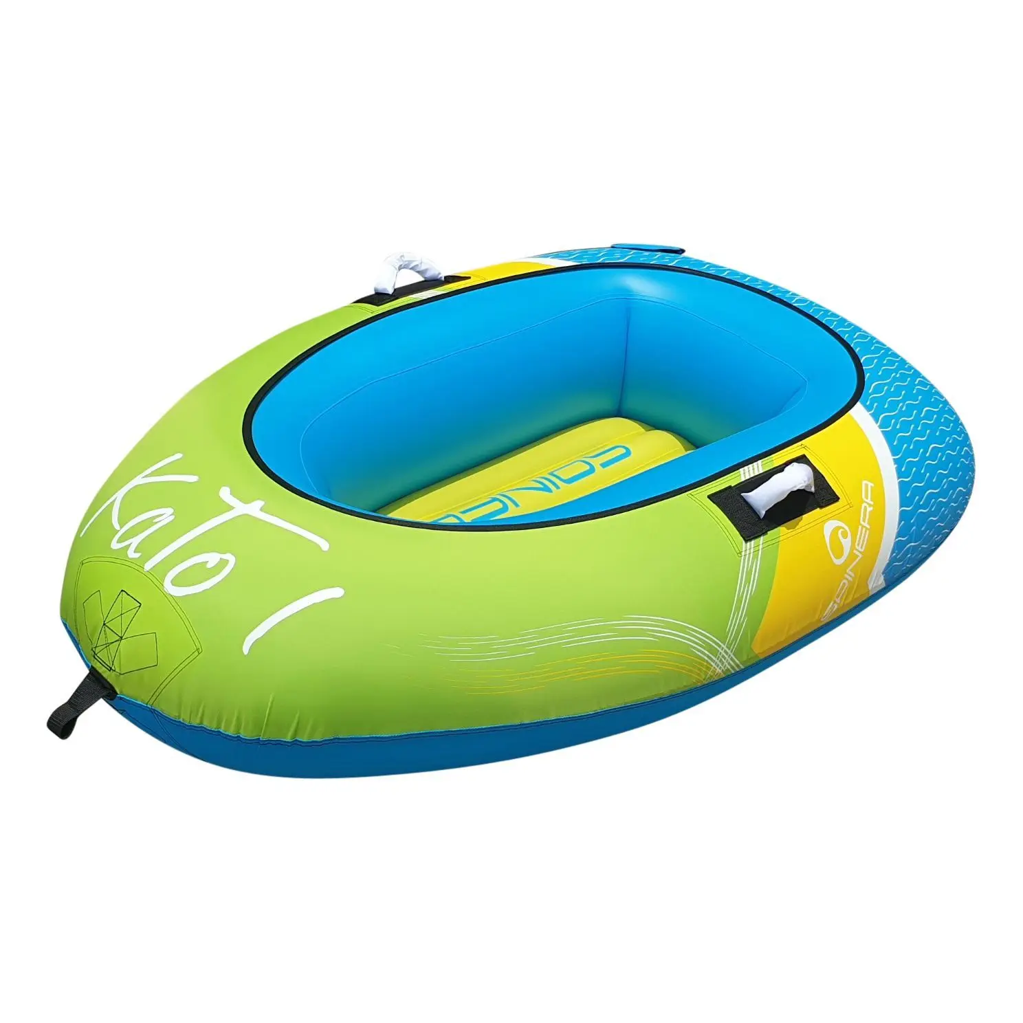 Kato 1 ComboCraft – Kajak Towable 1 Persoon – Opblaasbare Kajak – Stabiel Met Vinnen – Sterke Nylon Cover