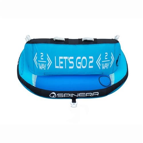 Lets Go 2 Funtube – 2 Persoons Funtube – Multifunctioneel Ontwerp – Sterke Nylon Cover – Met Trekbevestigingen