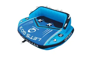 Lets Go 3 Funtube – 3 Persoons Funtube – Multifunctioneel Ontwerp – Extra Sterk 840D Nylon – Dubbele Trekpunten