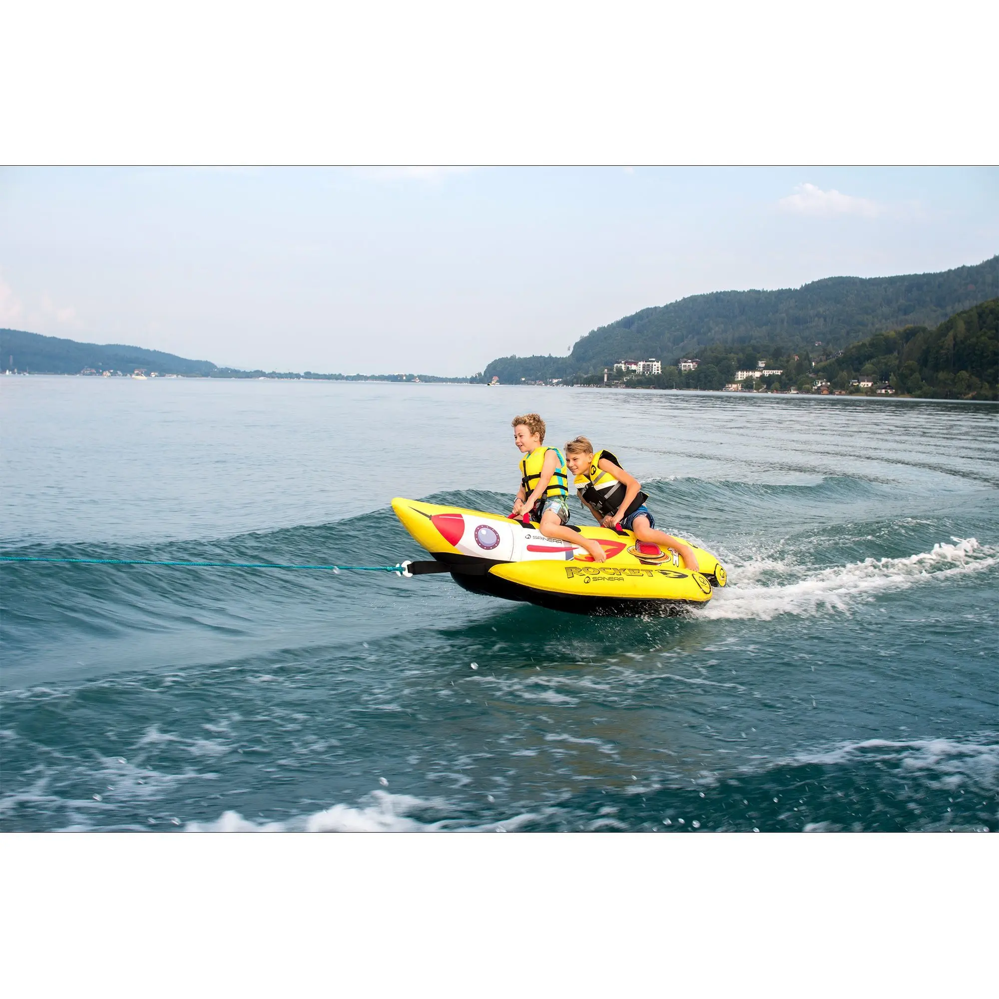 Rocket 2 Funtube – 2 Persoons Funtube – Aerodynamisch Ontwerp – 840D Nylon Cover – 3 Kamer Veiligheid