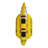 Rocket 2 Funtube – 2 Persoons Funtube – Aerodynamisch Ontwerp – 840D Nylon Cover – 3 Kamer Veiligheid