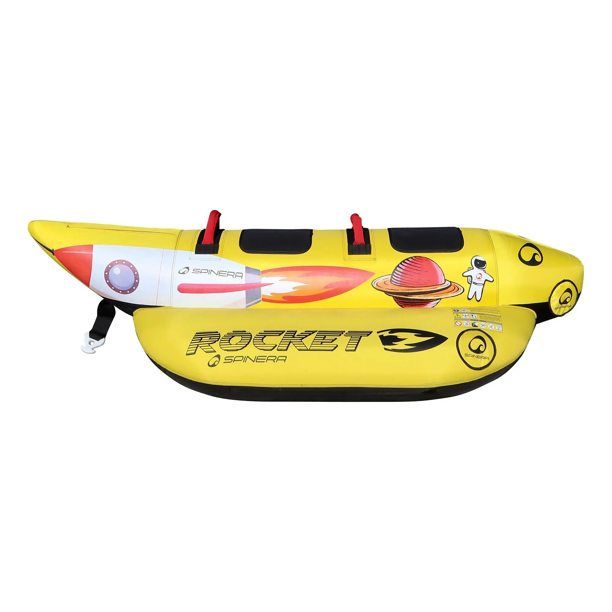 Rocket 2 Funtube – 2 Persoons Funtube – Aerodynamisch Ontwerp – 840D Nylon Cover – 3 Kamer Veiligheid