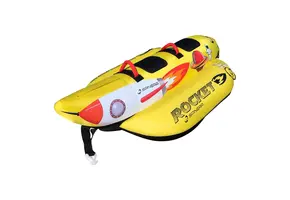 Rocket 2 Funtube – 2 Persoons Funtube – Aerodynamisch Ontwerp – 840D Nylon Cover – 3 Kamer Veiligheid