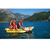 Rocket 3 Funtube – 3 Persoons Funtube – Banaan Model – 840D Nylon Cover – 3 Kamer Veiligheid