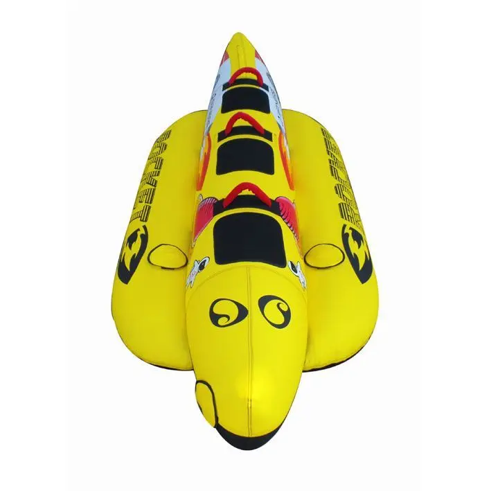 Rocket 3 Funtube – 3 Persoons Funtube – Banaan Model – 840D Nylon Cover – 3 Kamer Veiligheid